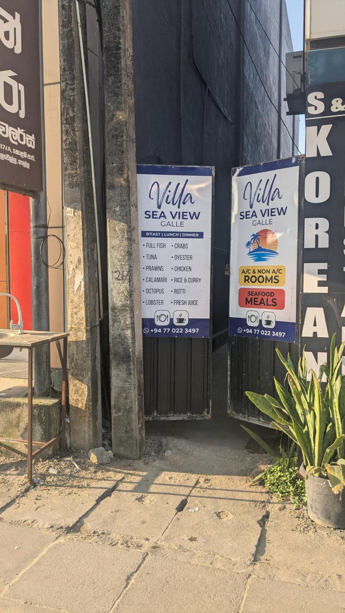 Villa Sea View Galle Exterior foto
